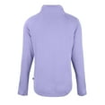 thumbnail image 3 of Women's Cutter & Buck Lavender Buffalo Bills Coastline Epic Comfort Eco Recycled Funnel Neck Pullover Top, 3 of 3