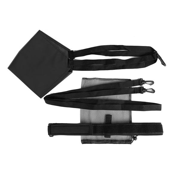 LABSERRON Swimming Resistance Bands Black Polyester 1Set 13.77x2.36x1.57Inch