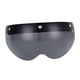 thumbnail image 1 of Visera para casco de motocicleta con 3 lentes a presión, protección para parabrisas, pantalla facial Marrón claro, 1 of 9