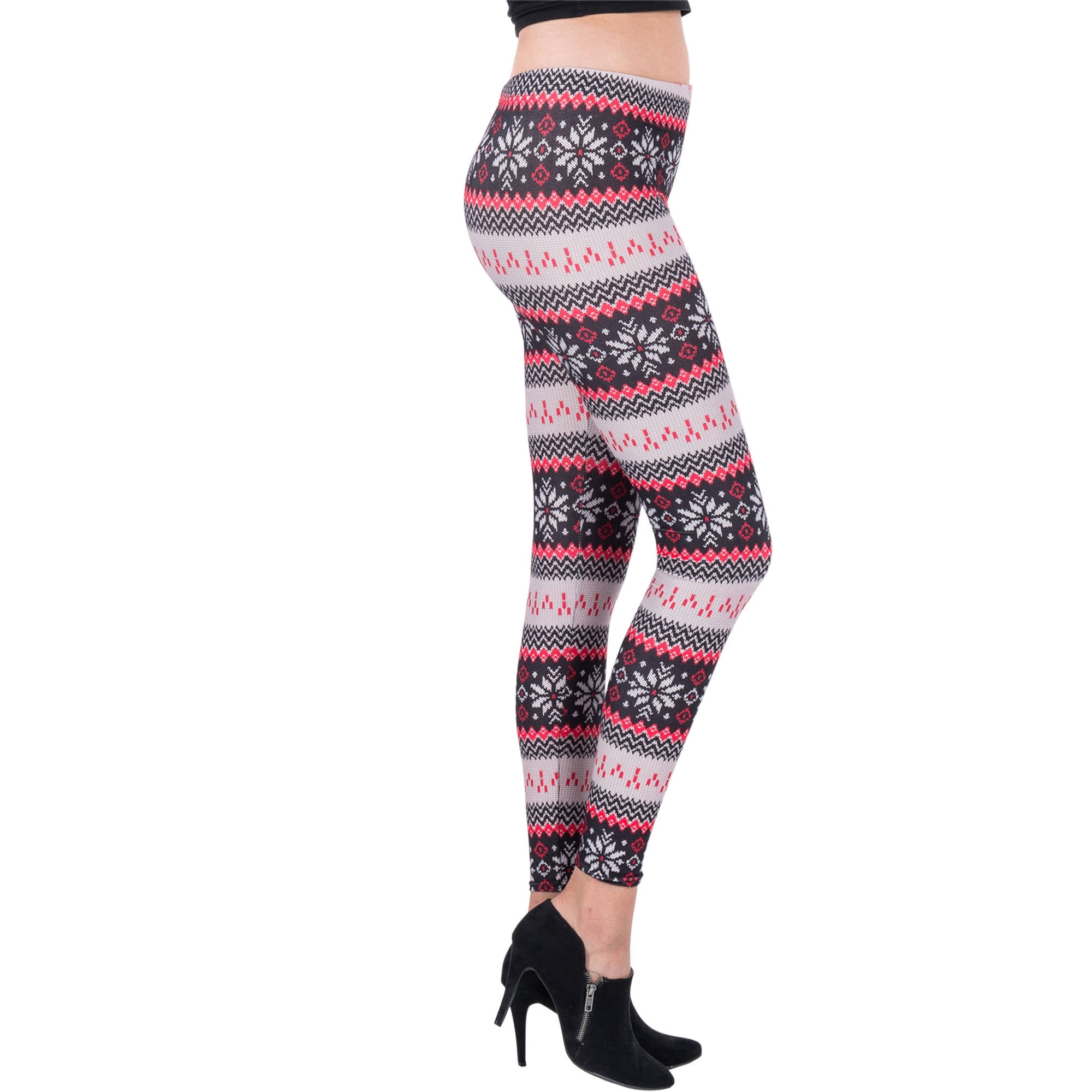 Women's Crystal Design Full Length Stretchy Leggings