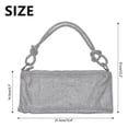 thumbnail image 2 of 2026 Rhinestone Purses For Women The Clutch Sparkly Evening Handbag Party Club Wedding Bling Hobo Bag, 2 of 5