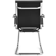 Costway Set of 4 Office Chairs Waiting Room Chairs for Reception Conference Area