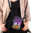 thumbnail image 4 of HELLHERO Ghost Pumpkin Night Sling Bag Double-layer Outdoor Holiday Travel Unisex Cross Body Purse Double Zipper, 4 of 7
