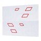 thumbnail image 2 of 100x38cm Car Body Side Sticker PVC Decals DIY Sport Styling Decoration Auto Truck Racing Accessories White Red, 2 of 5