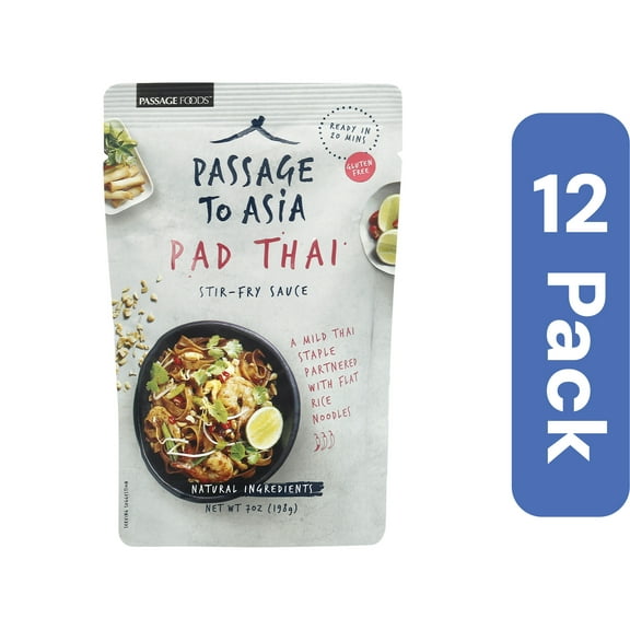 Passage Foods Stir Fry Sauce Pad Thai Gluten Free 7 oz (Pack Of 12)