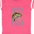 thumbnail image 4 of Inktastic Born to Fish Boys or Girls Baby Bodysuit, 4 of 5