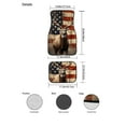 thumbnail image 7 of Renewold Deer American Flag Rubber Car Floor Mats 4 Pieces, Universal Fit Front & Rear Auto Rugs Full Set, Protect Your Vehicle's Interior for Car SUV Van & Trucks, 7 of 7