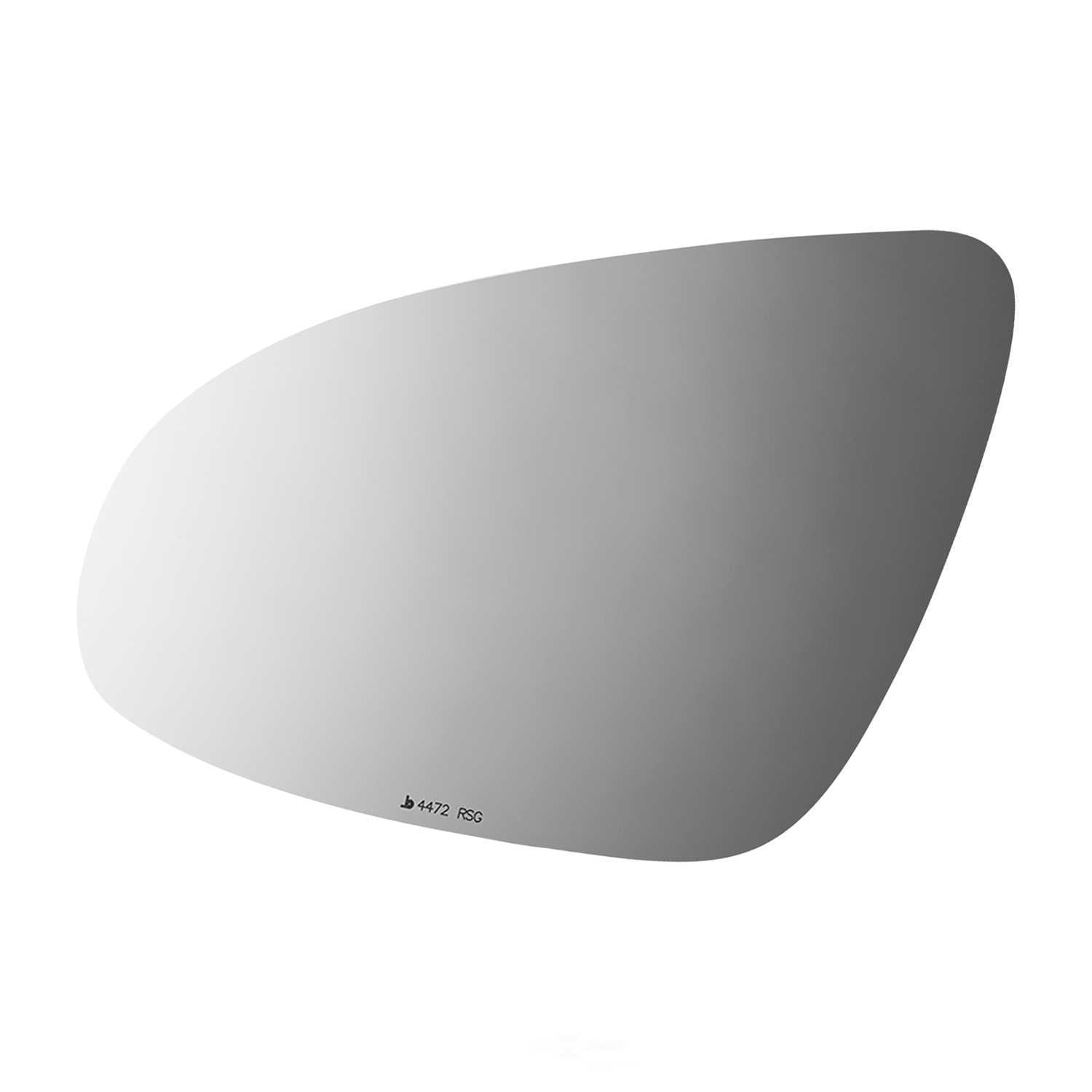 Burco Side View Mirror Replacement Glass with Motor Mount Plate - Clear Glass - 4472RSG