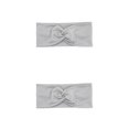thumbnail image 4 of Diadema de ganchillo Sonducket Estampado de leopardo Antideslizante Gris claro 2piezas, 4 of 6