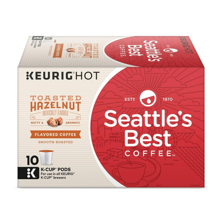 Seattle's Best Coffee K-Cups, Toasted Hazelnut Smooth Roasted