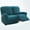 Navy blue, variant on SUSUZI Recliner Sofa Covers 6-Pieces Stretch Loveseat Covers Anti-Slip Fitted 2 Seats Reclining Slipcovers Soft Velvet Furniture Protector, Navy Blue