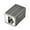Gray, variant on Heavy Duty Cat7 Ethernet Extender Plugs Ethernet Cable Connectors for Seamlessly Cable Connection and Signals Stability