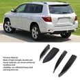 thumbnail image 3 of Roof Rail Rack Cover, 4Pcs Roof Rack Rail End Cover Shell Replacement For Highlander 2007 To 2013, Exterior Roof Luggage  Rail Rack End   Cover Shell Trim, 3 of 8