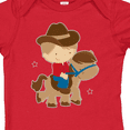thumbnail image 4 of Inktastic Cowboy Boy on Pony Boys Baby Bodysuit, 4 of 5