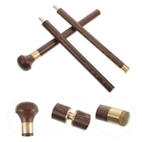 Soimiss Nonslip Walking Stick Brown 1 Set
