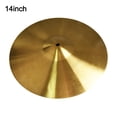 thumbnail image 1 of 6 8 10 12 14 16 Inch Drum Brass Cymbals Percussion Splash Crash Hi-Hat Cymbal 16Inc Shenzhuyue, 1 of 7