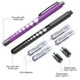thumbnail image 4 of CAVN 2 Pack Pen Lights for Nurses with Pupil Gauge Medical Copper Penlights,Warm/White Light, 4 of 7