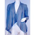thumbnail image 2 of VIVIENNE TAM CARDIGAN en Verre Liquide Veste Chambray (S), 2 of 2