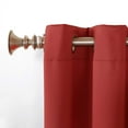 thumbnail image 4 of Sun Zero Becca Energy Efficient Grommet Curtain Panel, 40" x 84", Brick, 4 of 4