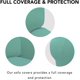 thumbnail image 3 of Funda de sofá superelástica para silla, funda de sofá suave antideslizante de licra, protector de muebles lavable con espuma antideslizante y parte inferior elástica para niños, mascotas Xemadio LRWJ063-6, 3 of 8