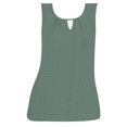 thumbnail image 6 of Womens Tank Tops Loose Fit Casual Sleeveless Tops Keyhole Neck Trendy Summer Tops Flowy Clothes Outfits 2025, 6 of 6