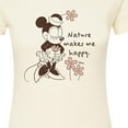 thumbnail image 3 of Disney - Minnie Nature Makes Me Happy - Juniors Fitted Graphic T-Shirt, 3 of 5