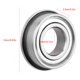 thumbnail image 4 of 10 rodamientos de bolas de ranura profunda con brida y doble blindaje F688-ZZ de 8 x 16 x 5 mm, 4 of 8