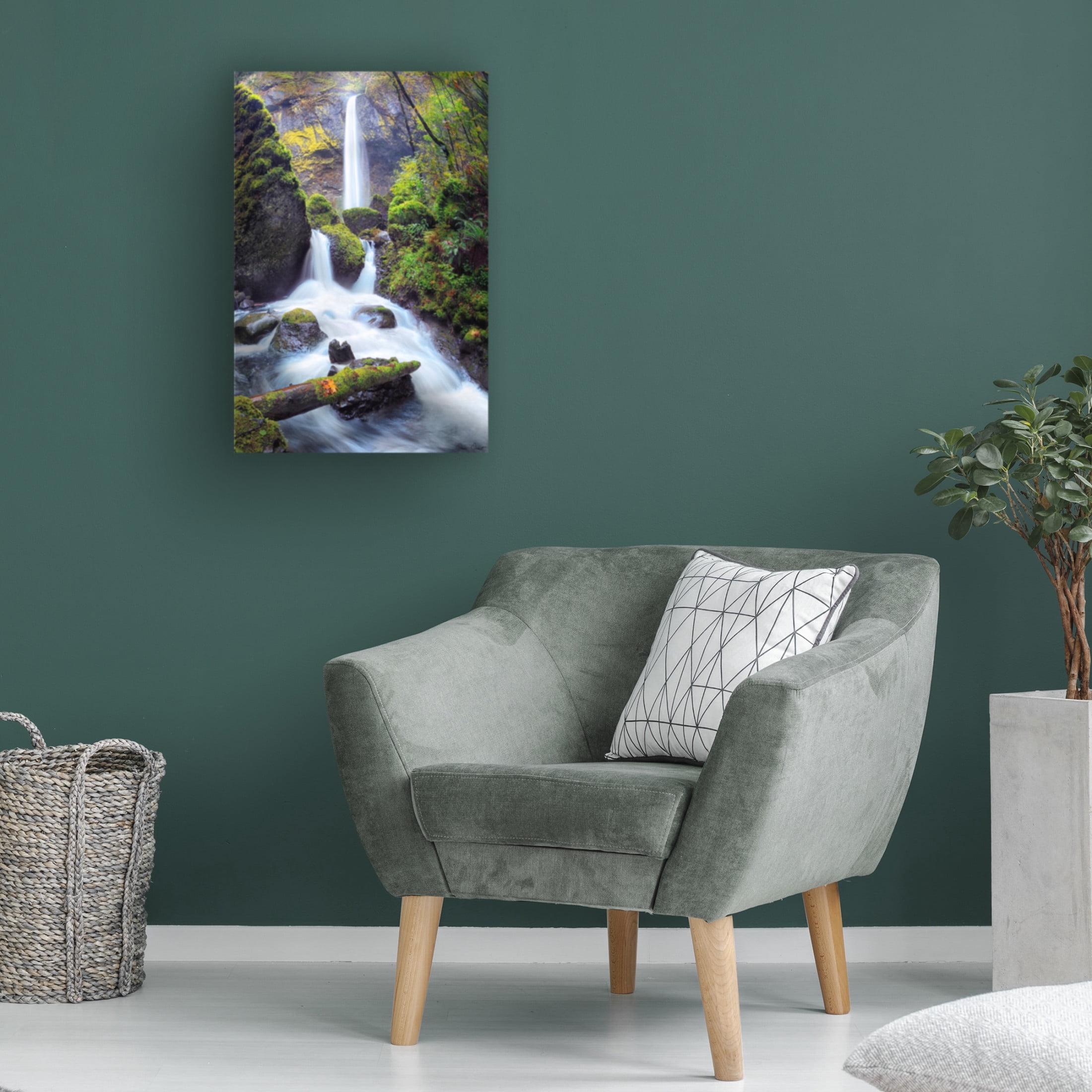 Trademark Fine Art David Drost Rapid Waterfall I Canvas Wall Art