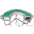 180˚ Curve Belt Conveyor PVC Conveyor Belt Machine Electric Transfer ...