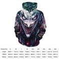 thumbnail image 2 of Joker Hoodies for Men Women, Unisex Hooded Sweatshirt, Oversized Pullover with 3D Print, Casual Loose Fit Hoodie, S-6XL, 2 of 8