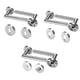 thumbnail image 2 of Manija De Puerta De 2 Piezas, Accesorio De Muebles De Acero Inoxidable, Accesorios De Cerradura Ajustable, Componente De Barras De Puertas De Pestillo Para Reemplazar Eigraketly HA025923-01, 2 of 5