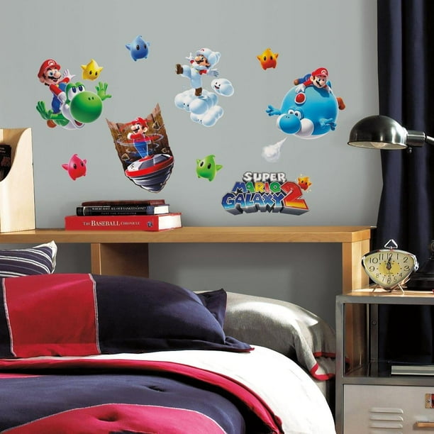 Super Mario Galaxy 2 Peel And Stick Wall Decal Set