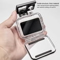 thumbnail image 3 of Action Camera Protective Case, Action Camera Dive Case Thickened Transparent 196.9ft Underwater with Bracket Screws for Skiing for Snorkeling for Rafting, 3 of 7
