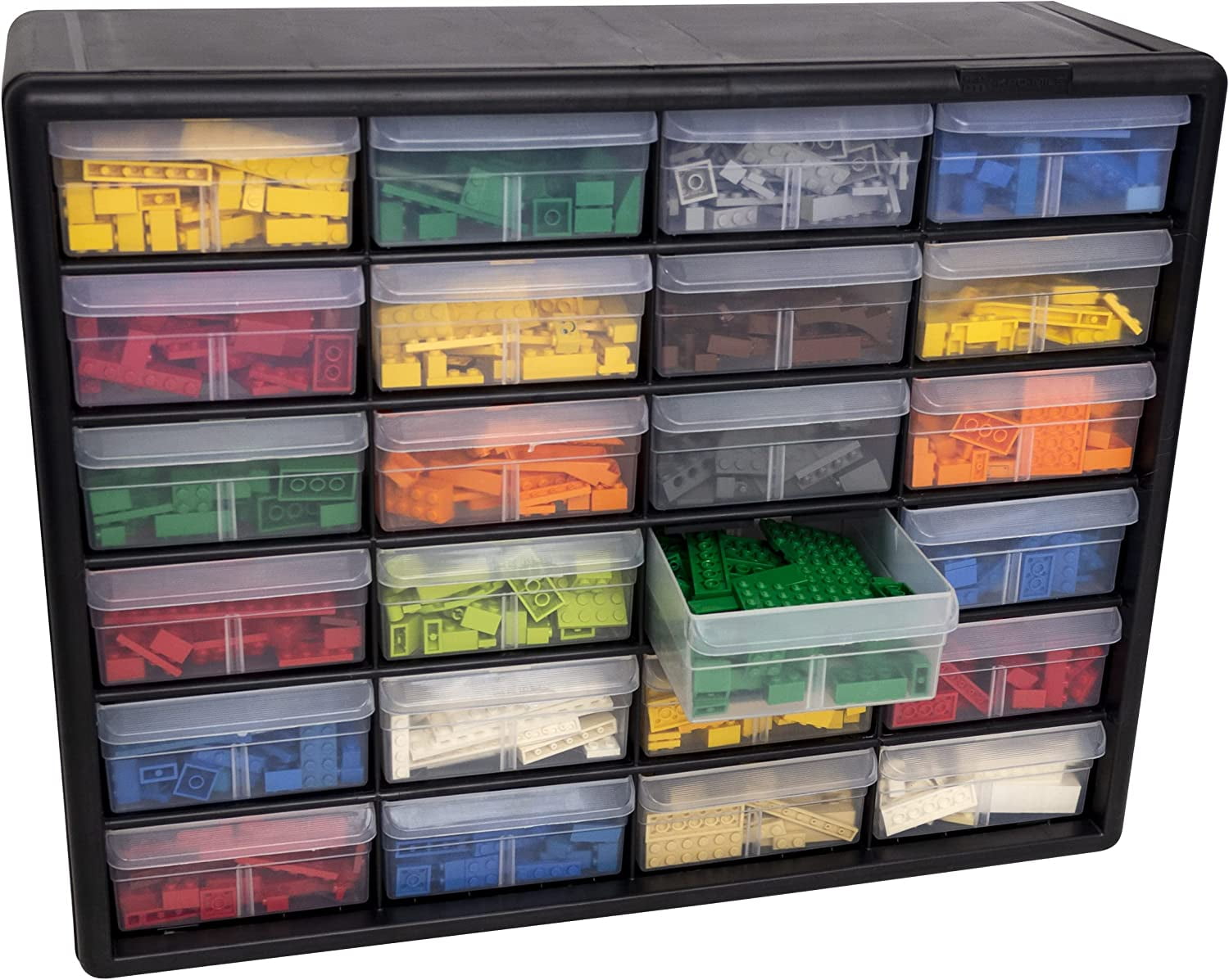 Akro-Mils 24 Drawer Plastic Storage Organizer with Drawers for