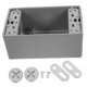 thumbnail image 5 of BEADCEST Caja Eléctrica Para Exterior De Aluminio Resistente Con Estándar Americano Color Plata, 5 of 8