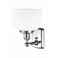 thumbnail image 2 of 916-1W-PC-G71 Innovations Lighting Bell - 1 Light Wall Sconce In Industrial Style-13 Inches Tall and 8 Inches Wide-Polished Chrome Finish-Matte White, 2 of 3