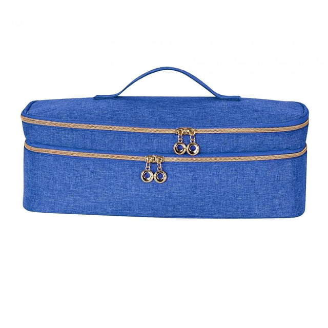 Estuche de viaje para secador de pelo, organizador de estuche de almacenamiento de viaje, estuche de viaje para cepillo de aire caliente,