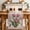 Beige, variant on Pink Tulip Spring Floral Table Runner - 72 Inch Long Romantic Flowers Modern Art Plaid Cotton and Linen Blended Dress Scarves Farmhouse Table Runner for Kitchen Dining, Coffee Table, 13" x 72"