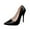 #0140-Black, variant on Women's Pointed Toe Pumps, Mid Heel Dress Shoes for Women, Slip On Stiletto Heels for Wedding, Office, Party & Formal Events Gift