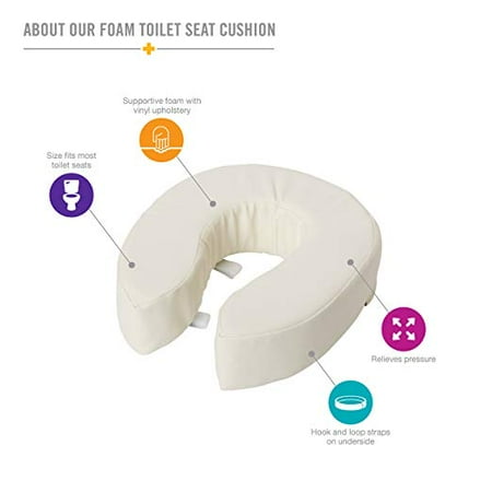 - DMI Vinyl Cushion Toilet Seat, 4