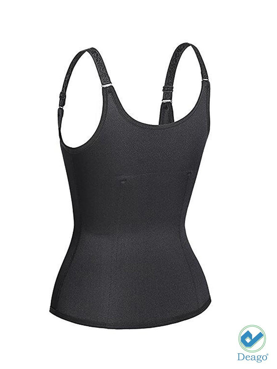 Deago Women Body Shaper Slimming Waist Trainer Cincher Underbust Corset  Shapewear Vest Size S 