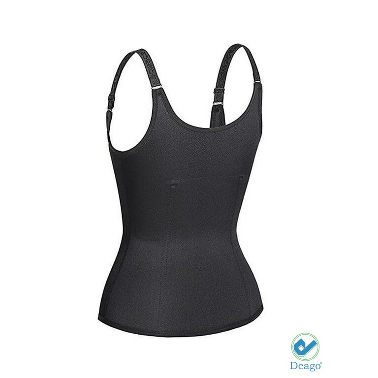 Deago Women Body Shaper Slimming Waist Trainer Cincher Underbust Corset  Shapewear Vest Size S 