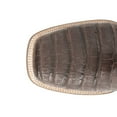 thumbnail image 5 of Ferrini  Mens Belly Caiman Chocolate Square Toe   Western Cowboy Boots   Mid Calf, 5 of 7