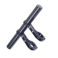 thumbnail image 2 of Yuarrent Extensor de manillar de bicicleta Abrazadera Barra de manillar Soporte extendido Abrazadera Extensión Soporte de aleación Clip de montaje Ciclismo grano negro 20 centímetros Yuarrent OD001662-04, 2 of 6