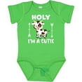 thumbnail image 3 of Inktastic I'm a Cutie White and Brown Holstein Cow with Arrows Boys or Girls Baby Bodysuit, 3 of 5