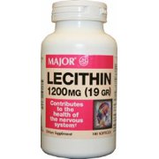 Major Lecithin Softgels, 1200 mg, 100 Count
