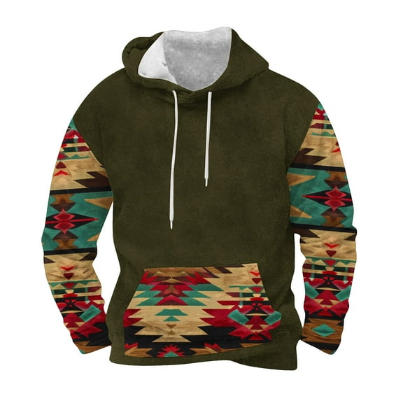 Men's Flannel Hoodie Shirts Casual Hoodies Fall Hoodie Waterproof Pullover Hoodies Puffer Hoodie No Hood Young Adult Fashion