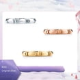 thumbnail image 2 of Tiffany & co-Anillo Estrecho De Oro (18 K , Diseño De Pareja , Joyería De Moda Para Mujeres Y Niñas), 2 of 3