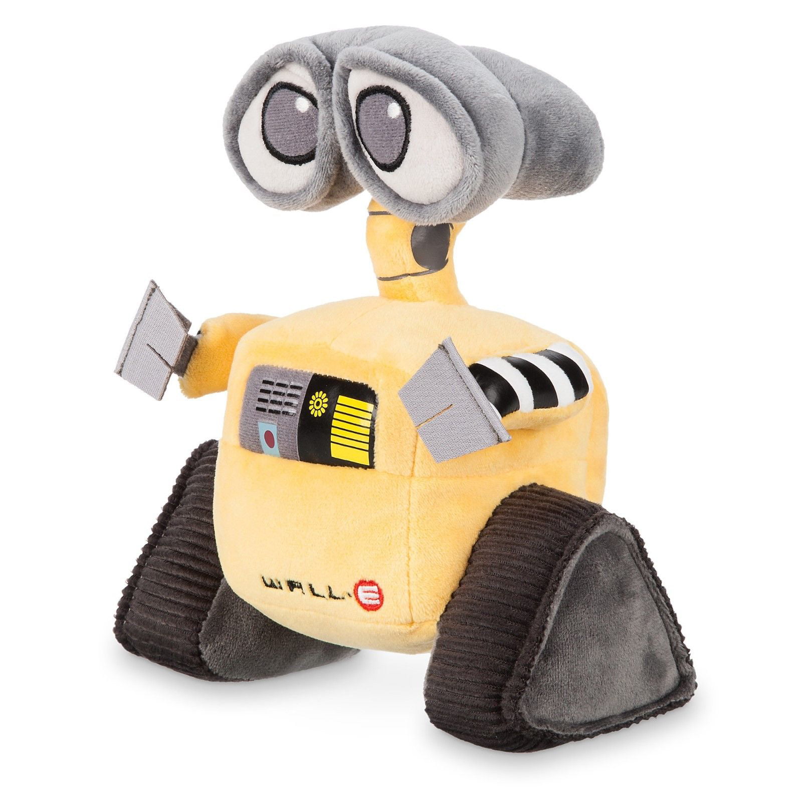 Wall-e Plush Toy Yellow Gray Disney Beanie Pixar Stuffed Trash Robot 2000 for sale online 