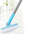 thumbnail image 4 of Injueey Cepillo de limpieza, portátil, giratorio, plegable, para mascotas, reemplazo de pelo, suelo de baño, techo, cepillos de baño, Suministros de limpieza para el hogar Azul, 4 of 6